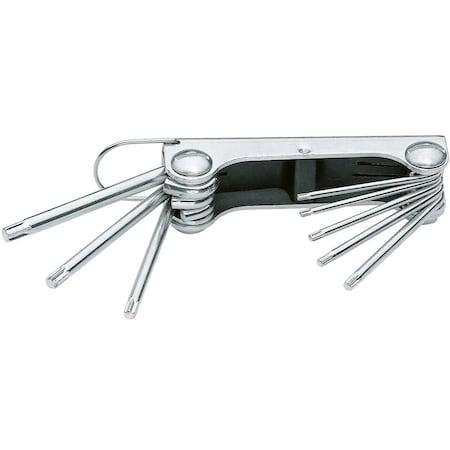 Gedore Socket Set, Torx(R), 8 pcs SCL 43 TX-80